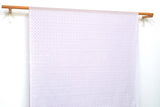 Japanese Fabric Embroidered Eyelet Cotton Lawn - pale lilac - 50cm