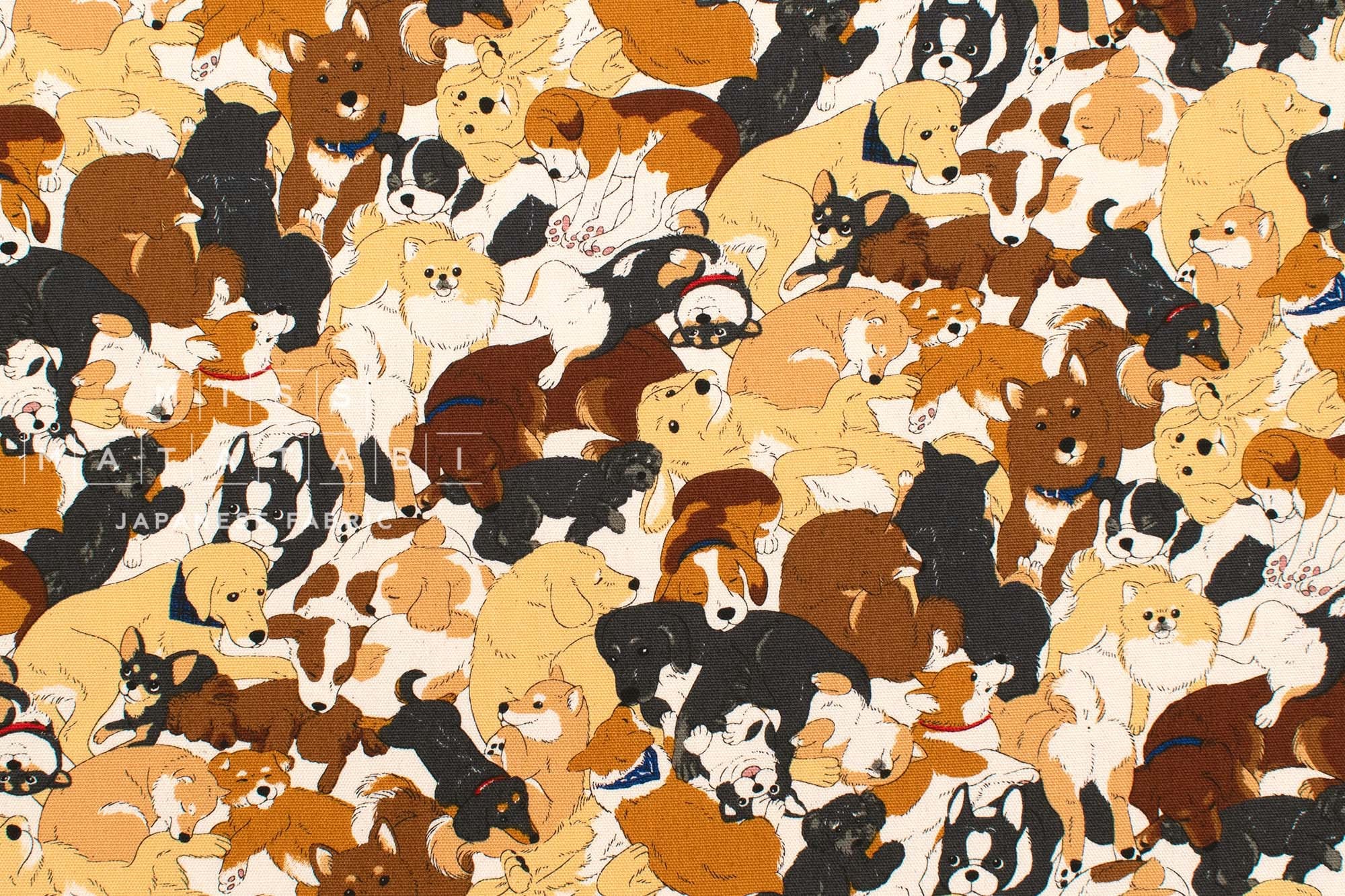 Japanese Fabric Best Pups - 50cm
