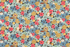 Japanese Fabric Summertime Cats - E - 50cm