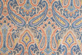 Japanese Fabric Paisley Linen Blend - A - 50cm