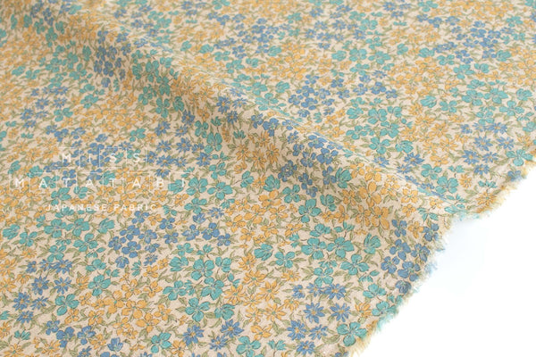 Japanese Fabric Meadow Linen Blend - c - 50cm