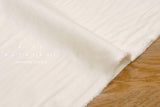 Japanese Fabric Cotton Solid Double Face Twill + Gauze - cream - 50cm