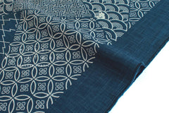 Shokunin Collection Hand-printed Japanese Fabric Komon Mix 3 - 9A - 50cm