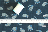 Shokunin Collection Hand-printed Japanese Fabric Neko - 92A - 50cm