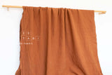 DEADSTOCK Japanese Fabric Shokunin Collection Azumadaki Linen - terracotta - 50cm