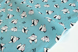 Japanese Fabric Sumo Wrestlers - light blue - 50cm