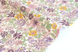 Japanese Fabric Corduroy Little Garden - C - 50cm