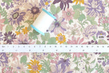 Japanese Fabric Corduroy Little Garden - C - 50cm