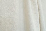 DEADSTOCK Japanese Fabric Shokunin Collection Azumadaki Jacquard - cream - 50cm