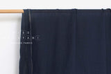 DEADSTOCK Japanese Fabric Shokunin Collection Azumadaki Linen Gauze - navy blue - 50cm