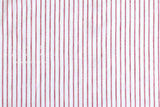 DEADSTOCK Japanese Fabric 100% Linen Yarn-dyed Stripes - red - 50cm