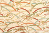 Japanese Fabric Quilt Gate Usagi - A metallic gold - 50cm