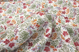 DEADSTOCK Japanese Fabric 100% Linen Garden - A - 50cm