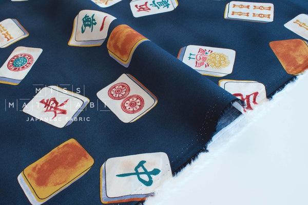 Japanese Fabric Mahjong Tiles - D - 50cm