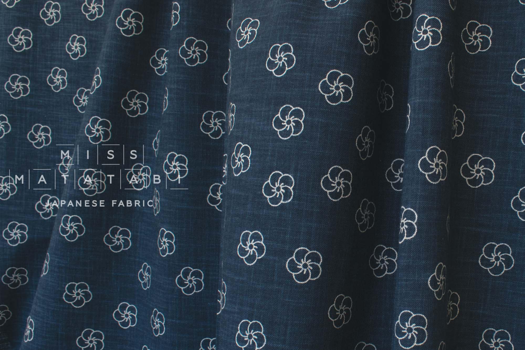 Shokunin Collection Hand-printed Japanese Fabric Ume - 1A - 50cm
