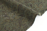 DEADSTOCK Japanese Fabric Ripple Corduroy Paisley - 50cm