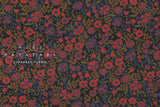 DEADSTOCK Japanese Fabric Corduroy Little Flowers - E - 50cm