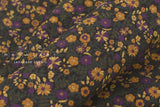 DEADSTOCK Japanese Fabric Corduroy Little Flowers - C - 50cm