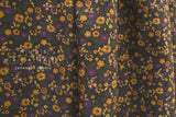 DEADSTOCK Japanese Fabric Corduroy Little Flowers - C - 50cm