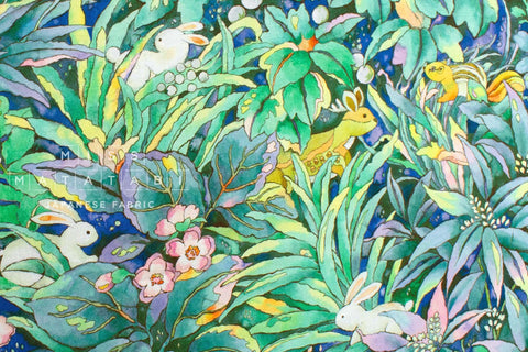 Japanese Fabric Enchanted Garden - 50cm