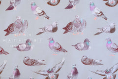 Japanese Fabric City Pigeons - 50cm