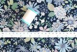 Japanese Fabric Corduroy Little Garden - D - 50cm