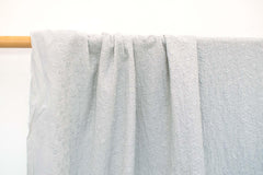 Japanese Fabric Shokunin Collection Sun-Dried Embroidered Cotton Batiste Little Flowers - grey - 50cm