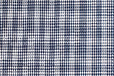 DEADSTOCK Japanese Fabric Yarn Dyed Houndstooth - navy blue - 50cm