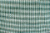 DEADSTOCK Japanese Fabric Yarn Dyed Houndstooth - green - 50cm