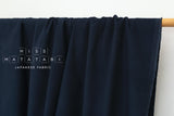 Japanese Fabric Corduroy Solids - navy blue - 50cm