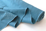 Japanese Fabric Corduroy Solids - teal blue - 50cm