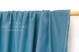 Japanese Fabric Corduroy Solids - teal blue - 50cm