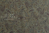 DEADSTOCK Japanese Fabric Ripple Corduroy Paisley - 50cm