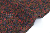 DEADSTOCK Japanese Fabric Corduroy Little Flowers - E - 50cm