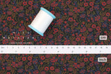 DEADSTOCK Japanese Fabric Corduroy Little Flowers - E - 50cm