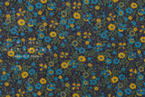 DEADSTOCK Japanese Fabric Corduroy Little Flowers - D - 50cm