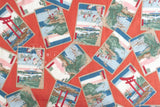 Japanese Fabric Postcards - C - 50cm