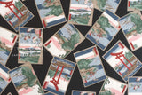 Japanese Fabric Postcards - E - 50cm