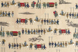 Japanese Fabric Daimyo Gyoretsu - B - 50cm