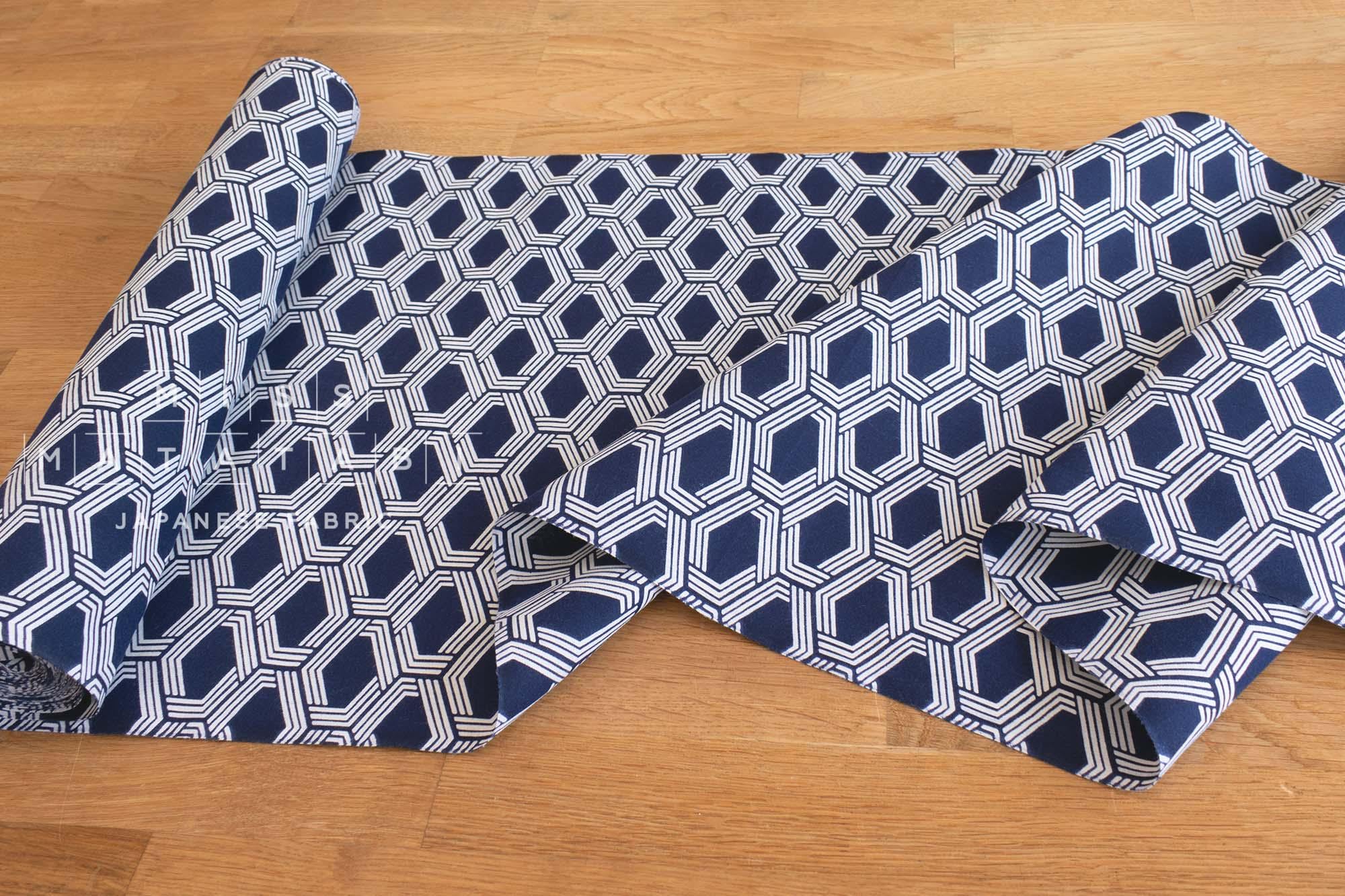 Japanese Yukata Fabric - Rokkaku - 50cm
