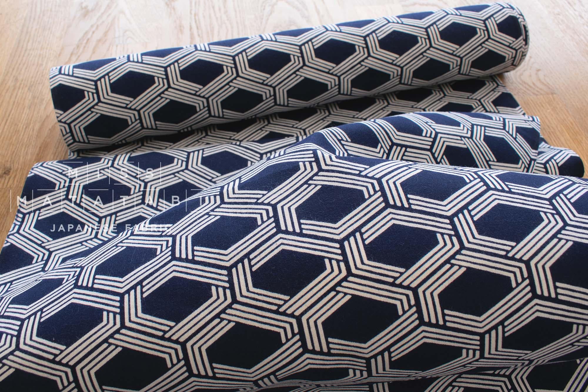 Japanese Yukata Fabric - Rokkaku - 50cm