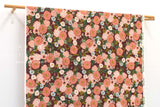 Cotton + Steel Garden Party Canvas - Juliet Rose burgundy - 50cm