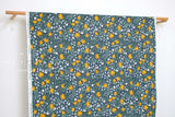 Cotton + Steel Bramble Canvas - Daisy Fields navy - 50cm