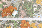 Japanese Fabric Wild Poppy Floral - 50cm