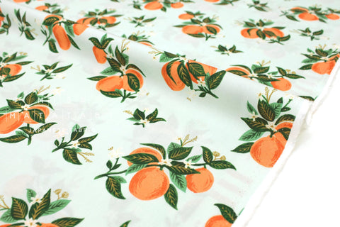 Cotton + Steel Primavera Rayon - Citrus Blossom orange - 50cm