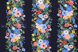 Cotton + Steel Wildwood Rayon - Garden Party Vines blue - 50cm