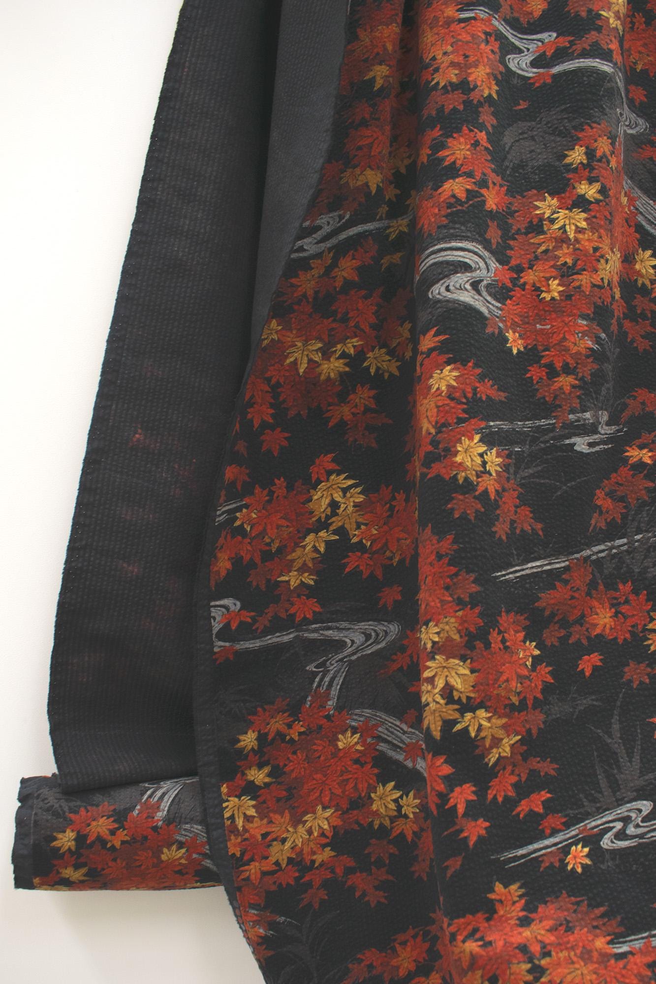 Japanese Fabric Ripple Corduroy Momiji - E - 50cm
