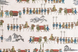 Japanese Fabric Daimyo Gyoretsu - A - 50cm