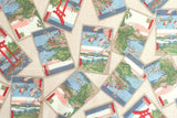 Japanese Fabric Postcards - A - 50cm