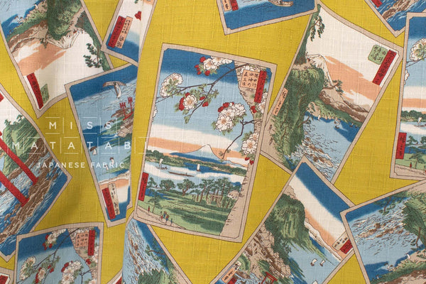 Japanese Fabric Postcards - B - 50cm